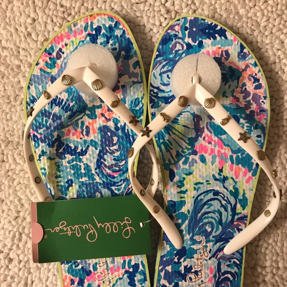 Lily Pulitzer Flip Flops
